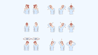 Exercícios contra as dores da coluna cervical