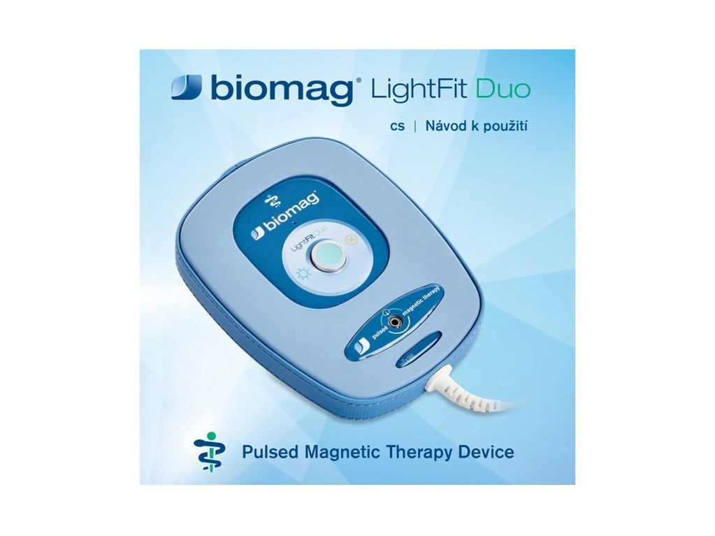 Instruções de utilização do aparelho de magnetoterapia LightFit Duo