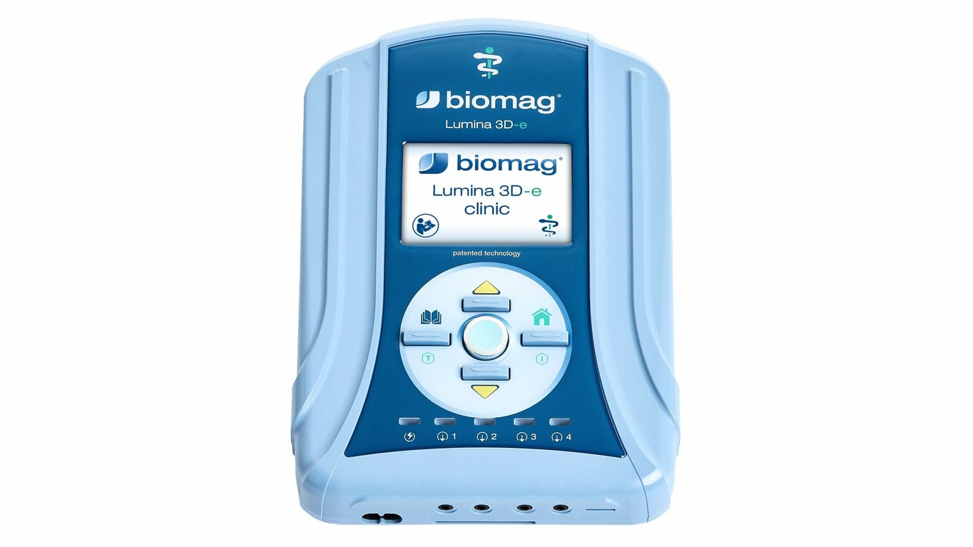 Biomag Lumina 3D-e Clinic aparelho de magnetoterapia com bateria
