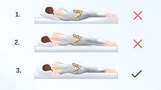 Como se deitar com dores na coluna cervical - a posição correcta para dormir